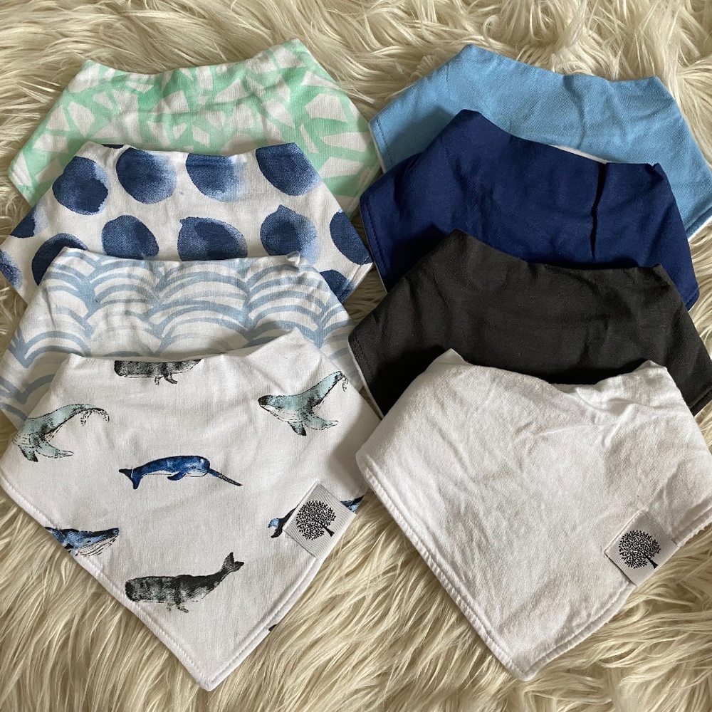 Parker Baby Bandana Bibs